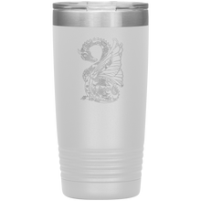 Load image into Gallery viewer, Tattoo Inspired Dragon, 20 oz Insulated Travel Tumbler, Multi Colors, Shipping Included