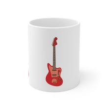 Load image into Gallery viewer, Red Electric Guitar X3 Mug 11oz/15oz Musician Gift Unisex Shipping Included