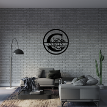 Load image into Gallery viewer, CLASSIC SPLIT CIRCLE Monogram - Steel Sign, Multiple Colors and Sizes