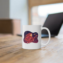 Load image into Gallery viewer, Guitar Playing Astronaut Mug 11oz/15oz Musician Gift Unisex Shipping Included