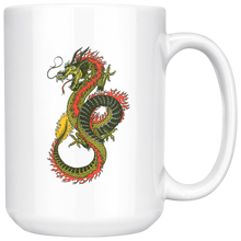Load image into Gallery viewer, Chinese Art Dragon, 11oz & 15oz Mug Options, Free Shipping