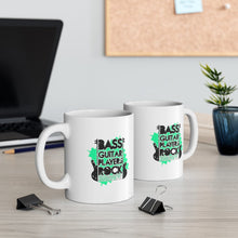 Load image into Gallery viewer, Bass Guitar Players Rock Mug 11oz/15oz Musician Gift Unisex Shipping Included