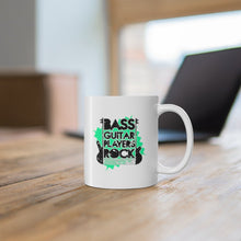 Load image into Gallery viewer, Bass Guitar Players Rock Mug 11oz/15oz Musician Gift Unisex Shipping Included
