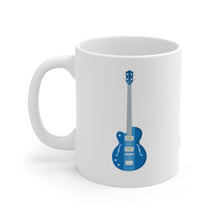 Load image into Gallery viewer, Blue Electric Bass Guitar X3 Mug 11oz/15oz Musician Gift Unisex Shipping Included