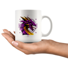 Load image into Gallery viewer, Bold Purple Dragon, 11oz & 15oz Mug Options, Free Shipping