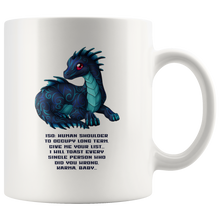 Load image into Gallery viewer, ISO Human Shoulder - Karma, Baby, 11oz & 15oz Mug Options, Free Shipping