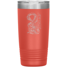 Load image into Gallery viewer, Tattoo Inspired Dragon, 20 oz Insulated Travel Tumbler, Multi Colors, Shipping Included