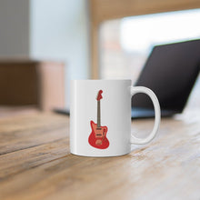 Load image into Gallery viewer, Red Electric Guitar X3 Mug 11oz/15oz Musician Gift Unisex Shipping Included