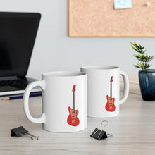 Load image into Gallery viewer, Red Electric Guitar X3 Mug 11oz/15oz Musician Gift Unisex Shipping Included