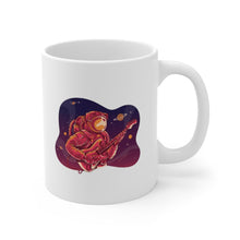 Load image into Gallery viewer, Guitar Playing Astronaut Mug 11oz/15oz Musician Gift Unisex Shipping Included