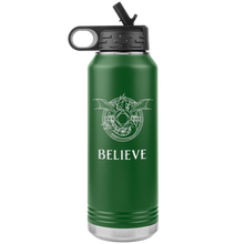 Load image into Gallery viewer, Dragon "Believe" 32oz Insulated Water Bottle, Laser Etched, Multi Colors, Shipping Included