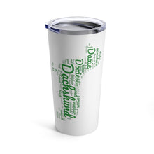 Load image into Gallery viewer, Doxie Text Word Cloud Tumbler 20oz, Multi Color - Free Shipping