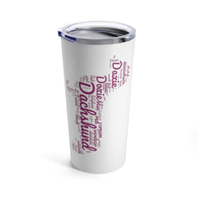 Load image into Gallery viewer, Doxie Text Word Cloud Tumbler 20oz, Multi Color - Free Shipping