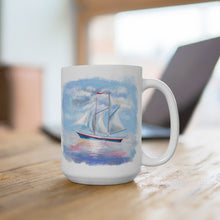 Load image into Gallery viewer, Multi Masted Sailboat Ceramic Mug 11/15 oz, Perfect for Sailor, Boater, Yachtsman - Shipping Included