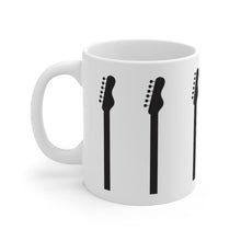 Load image into Gallery viewer, Guitar Neck Silhouette Mug 11oz/15oz Shipping Included
