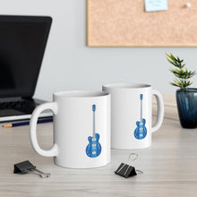 Load image into Gallery viewer, Blue Electric Bass Guitar X3 Mug 11oz/15oz Musician Gift Unisex Shipping Included