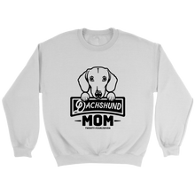 Load image into Gallery viewer, Dachshund Mom Unisex Sweatshirt Multi Color Extended Sizes Free Shipping