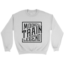 Load image into Gallery viewer, Model Train Legend Unisex Sweat Shirt Multi Color Extended Sizes Shipping Included