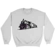 Load image into Gallery viewer, Locomotive Perspective Unisex Sweat Shirt Multi Color Extended Sizes Shipping Included
