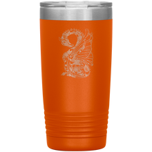 Load image into Gallery viewer, Tattoo Inspired Dragon, 20 oz Insulated Travel Tumbler, Multi Colors, Shipping Included