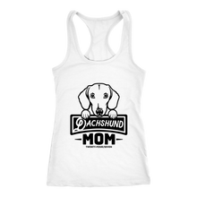 Load image into Gallery viewer, Dachshund Mom Ladies Racerback Tank Multi Colors Free Shipping