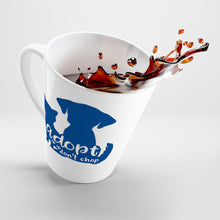 Load image into Gallery viewer, Latte Mug ADOPT DON'T SHOP 12 oz Shipping Included
