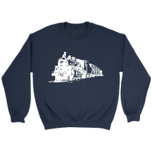 Load image into Gallery viewer, Locomotive Perspective Unisex Sweat Shirt Multi Color Extended Sizes Shipping Included