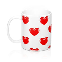 Load image into Gallery viewer, JELLYBEAN HEARTS Pattern Valentine Amour Sweetie Mug 11oz/15oz Shipping Included