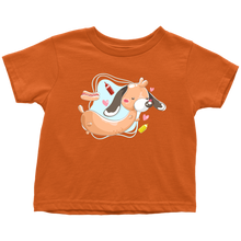 Load image into Gallery viewer, Doxie Hot Dog Cartoon Toddler T-Shirt, Multi Sizes, Multi Colors, Free Shipping
