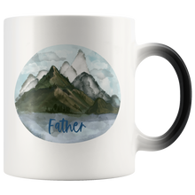 Load image into Gallery viewer, Mountain Lake Color Change FATHER 11oz Mug  Shipping Included