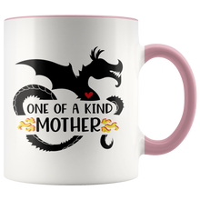 Load image into Gallery viewer, One of a Kind Dragon Mother, 11oz Accent Color Mug, Multi-Colors, Shipping Included
