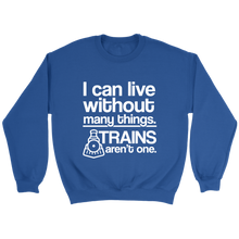 Load image into Gallery viewer, I Can Live Without Many Things Unisex Sweat Shirt Multi Colors Extended Sizes Shipping Included
