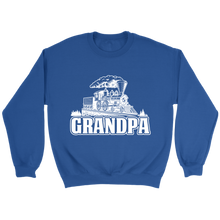 Load image into Gallery viewer, Grandpa Locomotive Unisex Sweat Shirt Multi Colors Extended Sizes Shipping Included