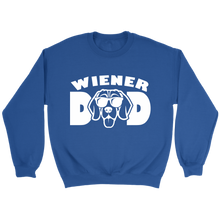 Load image into Gallery viewer, Wiener Dad Unisex Sweatshirt Multi Color Extended Sizes Free Shipping