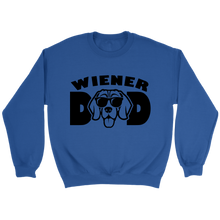 Load image into Gallery viewer, Wiener Dad Unisex Sweatshirt Multi Color Extended Sizes Free Shipping