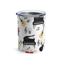 Load image into Gallery viewer, Musical Instrument All Over Pattern #2 Insulated Tumbler 10oz Unisex Gift Musician Shipping Included
