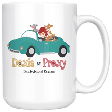 Load image into Gallery viewer, Doxie By Proxy Logo Ceramic 11/15 oz Coffee Mug, Shipping Included