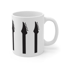 Load image into Gallery viewer, Guitar Neck Silhouette Mug 11oz/15oz Shipping Included