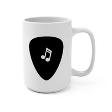 Load image into Gallery viewer, Guitar Pick Silhouette Mugs 11oz/15oz Multi Designs Guitarist Musician Gift Unisex Shipping Included