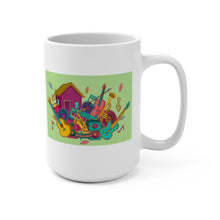 Load image into Gallery viewer, Music Fest Poster Art Mug 11oz/15oz Festival Concert Musician Gift Unisex Shipping Included