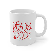Load image into Gallery viewer, Ready to Rock Multiple Colors Guitarist Musician Gift Mug 11oz/15oz Shipping Included