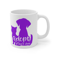 Load image into Gallery viewer, ADOPT DON'T SHOP Mug 11oz/15oz Shipping Included