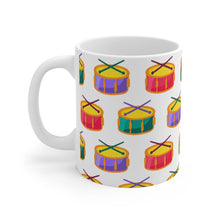 Load image into Gallery viewer, Brightly Colored Snare Drums Mug 11oz/15oz Musician Gift Unisex Shipping Included