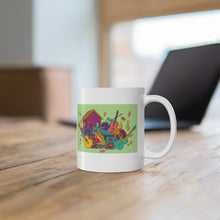 Load image into Gallery viewer, Music Fest Poster Art Mug 11oz/15oz Festival Concert Musician Gift Unisex Shipping Included