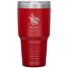 Load image into Gallery viewer, Dragon is My Spirit Animal, 30oz Insulated Travel Tumbler, Laser Etched, Multi Colors, Shipping Included