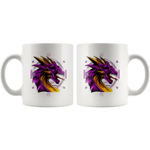 Load image into Gallery viewer, Bold Purple Dragon, 11oz & 15oz Mug Options, Free Shipping