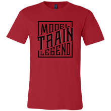 Load image into Gallery viewer, Model Train Legend - Unisex/Men's T-Shirt, Multiple Colors, Extended Sizes, Shipping Included