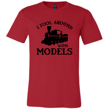 Load image into Gallery viewer, I Fool Around With Models Mens T-Shirt, Multiple Colors, Extended Sizes, Shipping Included