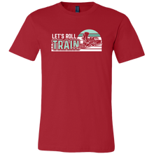 Load image into Gallery viewer, Let's Roll Retro Mens T-Shirt, Multiple Colors, Extended Sizes, Shipping Included