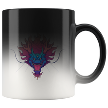Load image into Gallery viewer, Bold Dragon Head Magic Color Change 11oz Ceramic Mug, Shipping Included